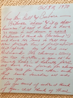 Letter from Mary Martin